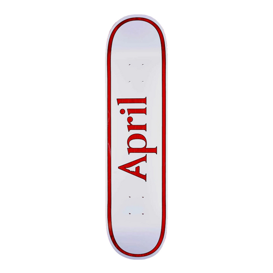April - White OG Logo Deck