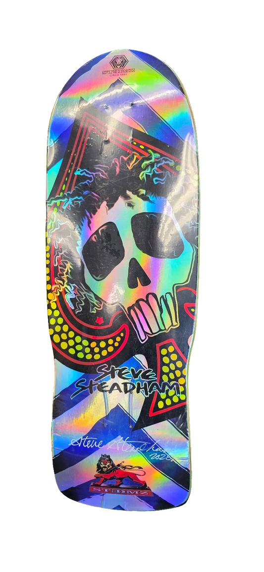 Stedmz - 10" x 29 7/8" - Autographed - Tilted Spade - Limited - Collector Deck - Holographic