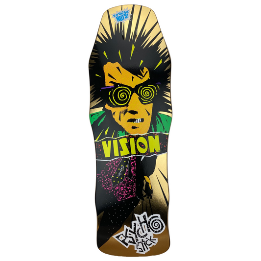 Vision - Original Psycho Stick Deck Limited Colorway reiasue - Gold Foil 10"x30"
