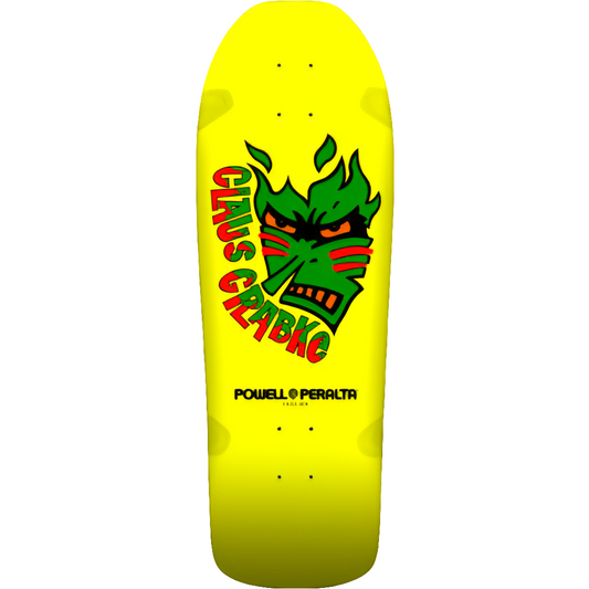 Powell Peralta - 10.25 Claus Crabke Deck Yellow