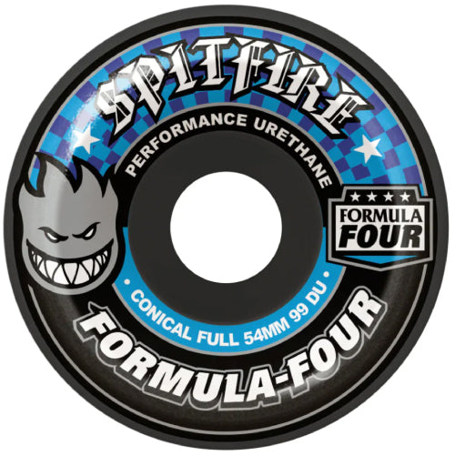 Spitfire - Formula Four Conical Full Dark Grey Wheels 99D