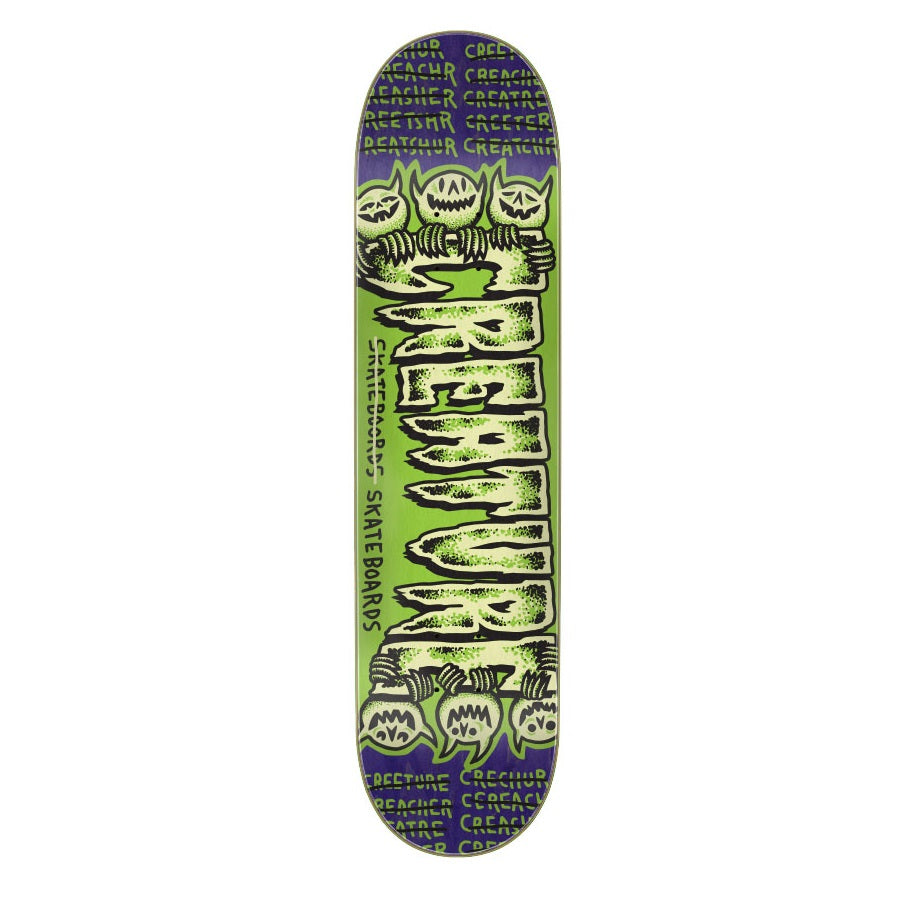 Creature - 7.75 Psycho Logo Small Birch Skateboard Deck