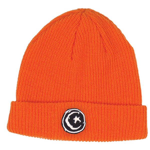 Foundation - Star and Moon Orange Beanie