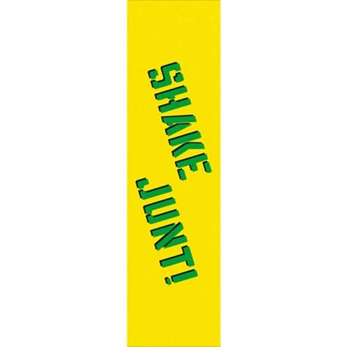 Shake Junt - 9x33 Logo Griptape - Yellow/Green