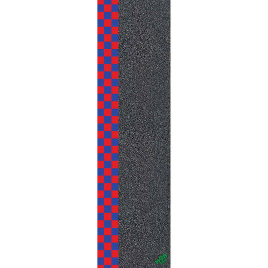 Mob - 9'' Checker Stripe Blue&Red  Griptape