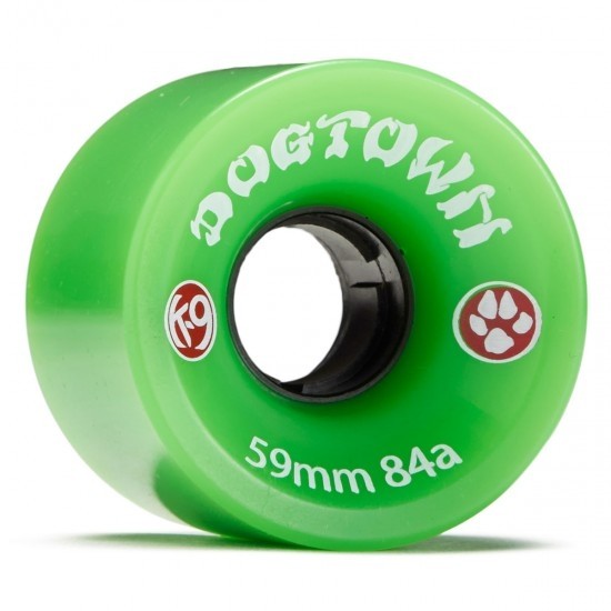 Dogtown - K-9 Premium Cruiser Wheels - 59mm x 84a Neon Green