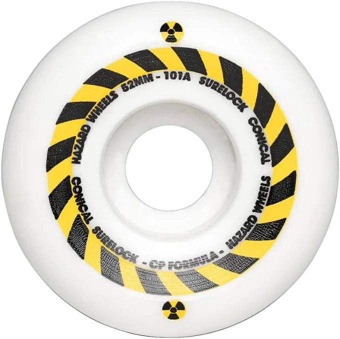 Hazard - Sign Cp: Conical Surelock White Wheels 54mm /101a White