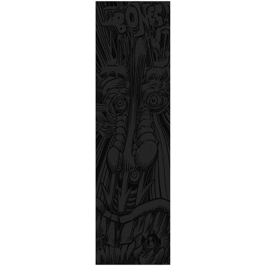 Bones Wheels - 9" x 33" screenprinted griptape manufactured by SkateOne Corp.