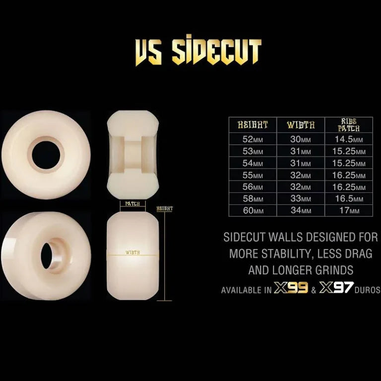 BONES -  X-Formula V5 Dark Waters 99a Wheels - 54mm