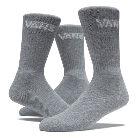 Vans - Classic Crew - 3 Pack - Socks - Heather Grey II