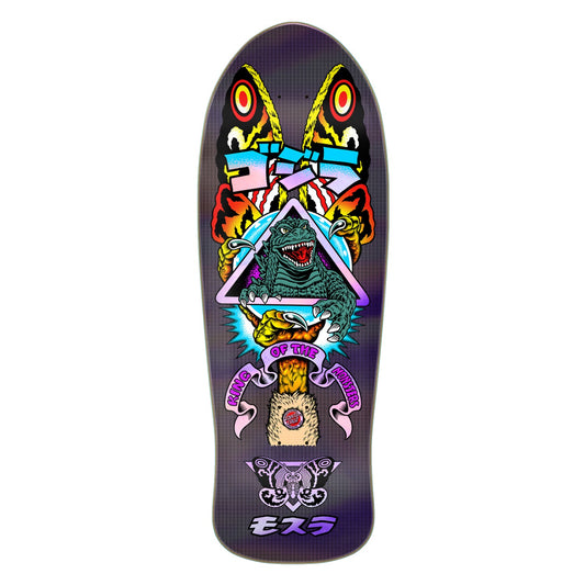 Santa Cruz - 10.538in Godzilla Mothra Natas Skateboard Deck