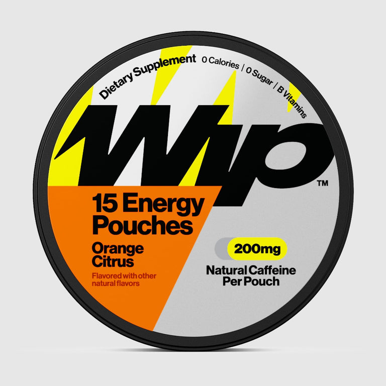 Wip Energy Pouches - | 200mg Natural Caffeine | Vitamins and Minerals | 4 Pack Assorted: Sour Cherry, Mint, Orange Citrus