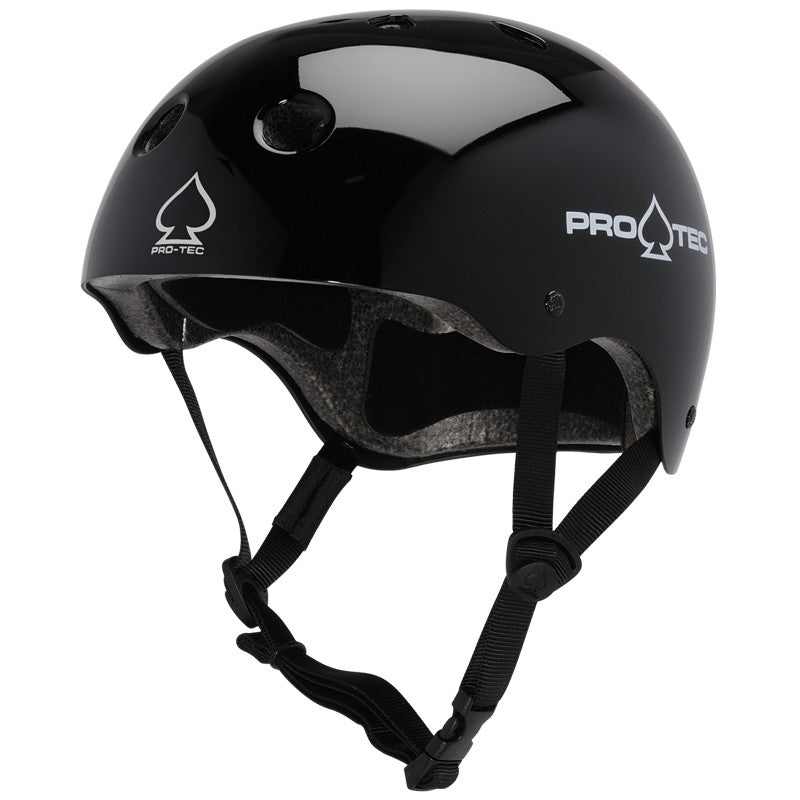 PRO-TEC - CLASSIC CERTIFIED GLOSS BLACK HELMET