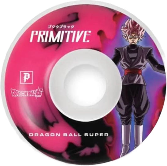 Primitive - Goku Black Rose Swirl 54mm Wheels White
