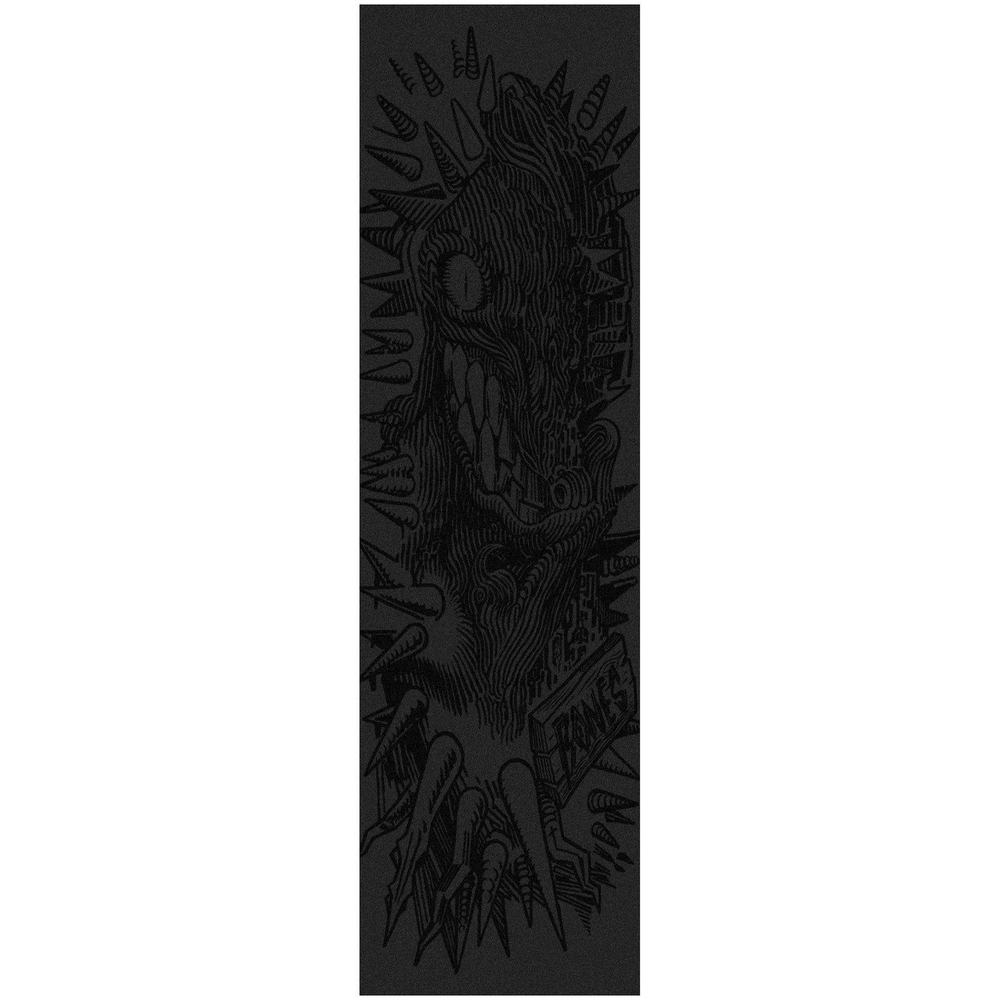 Bones Wheels - 9" x 33" screenprinted griptape manufactured by SkateOne Corp.