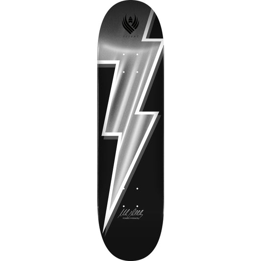 Powell Peralta - Mike Vallely Lightning Bolt FLIGHT Skateboard Deck Silver Foil - 8.5 x 32.08