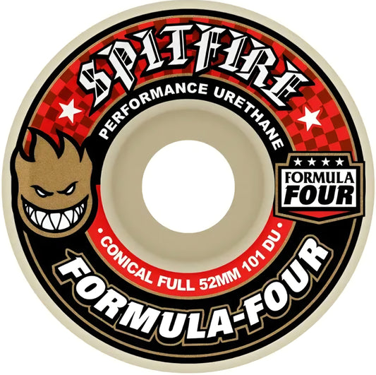 Spitfire - Formula Four Conical Full Wheels - 54mm - 101a