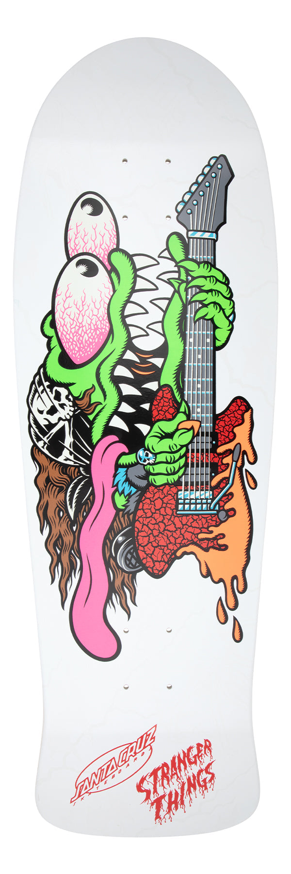 Santa Cruz - 10.1in Stranger Things Meek Eddie Slasher Reveal Skateboard Deck