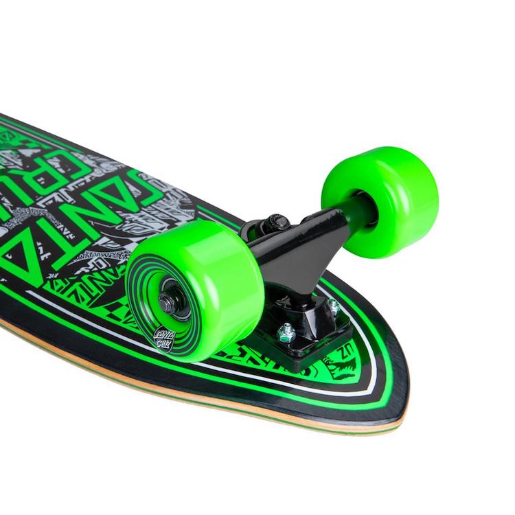 Santa Cruz - 8.8in Flier Collage Dot Shark Cruiser