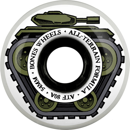 BONES - WHEELS ATF Skateboard Wheels ALL TANK 54 BONES ALL TERRAIN FORMULA 80A 4PK