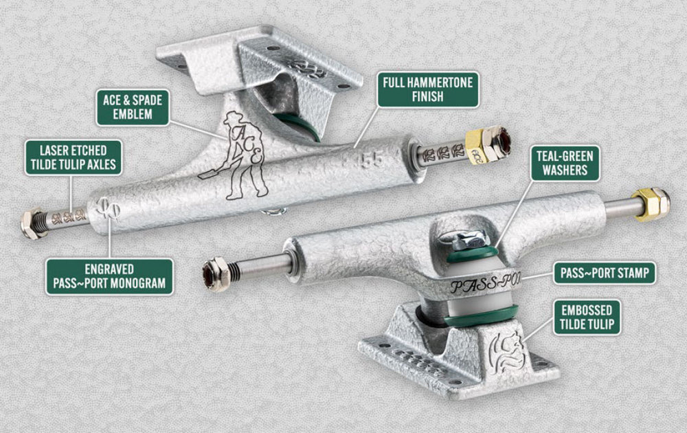 Ace - Skateboard Trucks AF1 Limited Hollow Passport