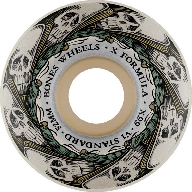BONES - X-FORMULA SKATEBOARD WHEELS BUTTERFLY EFFECT 52MM V1 STANDARD 99A