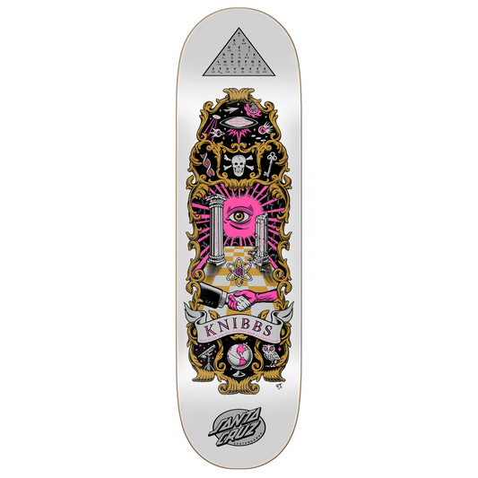 Santa Cruz - 8.50in Knibbs Cryptic Skateboard Deck
