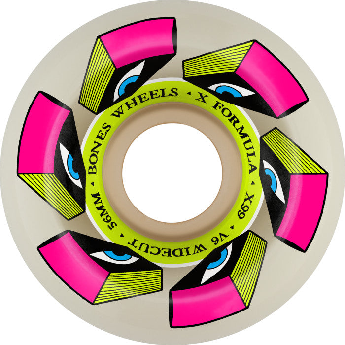 BONES - WHEELS X-Formula Skateboard Wheels Look Book V6 Widecut 99A 4pk