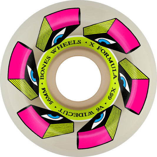 BONES - WHEELS X-Formula Skateboard Wheels Look Book V6 Widecut 99A 4pk