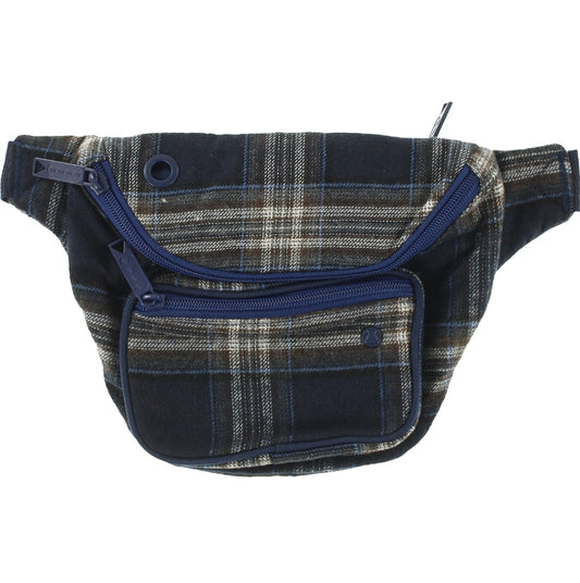Bumbag - Flanders Deluxe 'Blue Plaid' Sling Bag