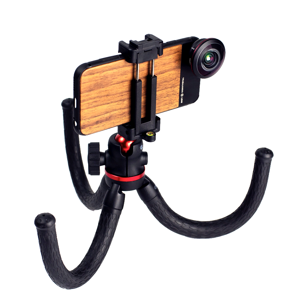 Trabajando - Octopus Tripod / Skate Filming Handle With Phone Attachment