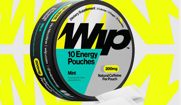 Wip Energy Pouches - | 200mg Natural Caffeine | Vitamins and Minerals | 4 Pack Assorted: Sour Cherry, Mint, Orange Citrus