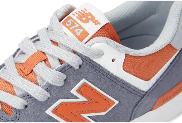 NB Numeric - 574 Vulc Grey/Orange