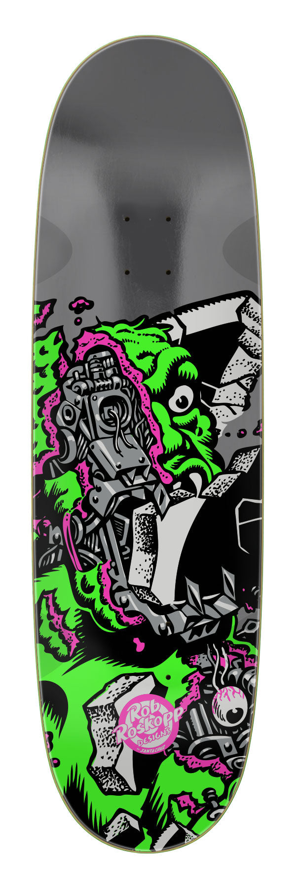 Santa Cruz - 9.00in Roskopp Macro VX  Egg Skateboard Deck