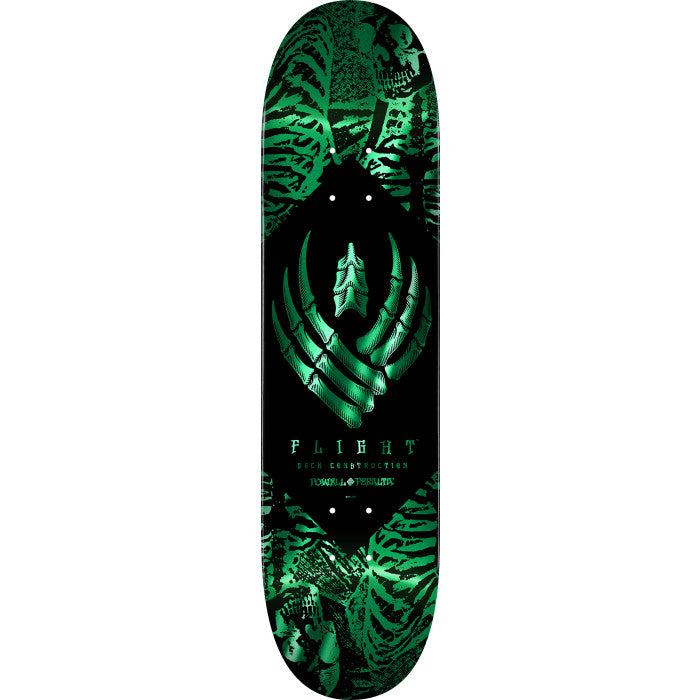 Powell Peralta - Skeleton Foil Teal FLIGHT® Skateboard Deck - 8.13" K26