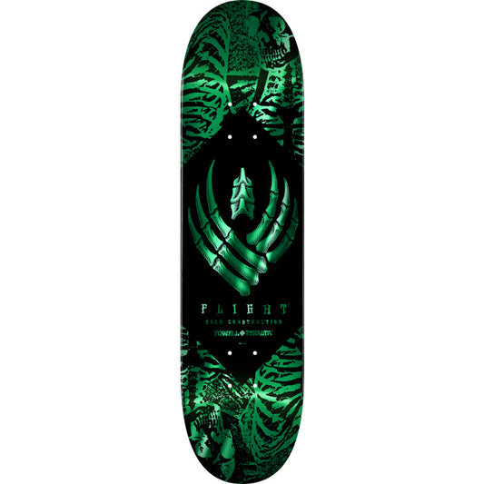Powell Peralta - Skeleton Foil Teal FLIGHT® Skateboard Deck - 8.13" K26