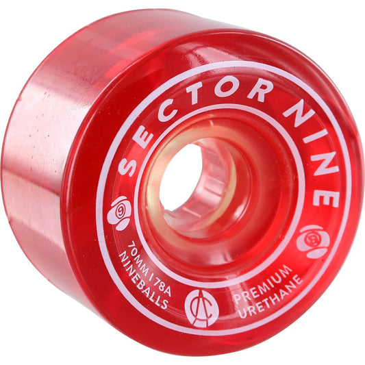 Sector 9 - Wheels Nineballs 70mm 78a - Red (Set)