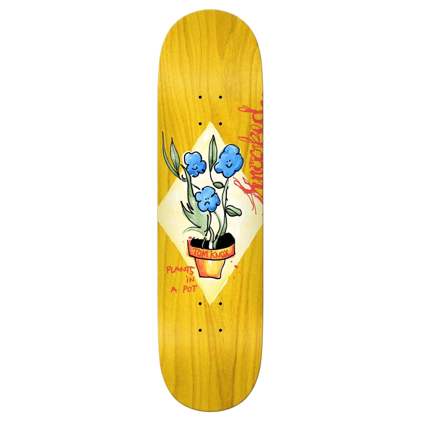 Krooked - 8.5 Knox Blue Flowers Deck