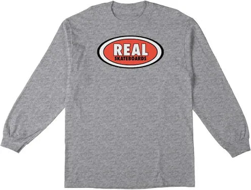 Real - Oval Longsleeve - Grey