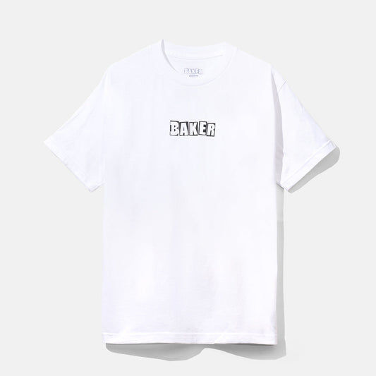 BAKER - BRAND LOGO TEE WHITE BLACK LETTERS