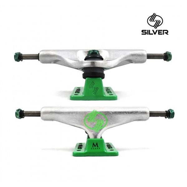 Silver - M Class Hollow Trucks Green/Silver